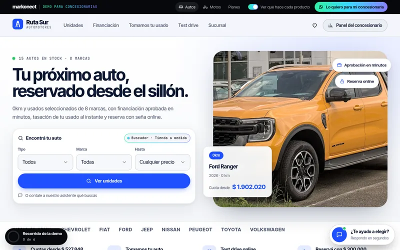 Demo de Ruta Sur Automotores