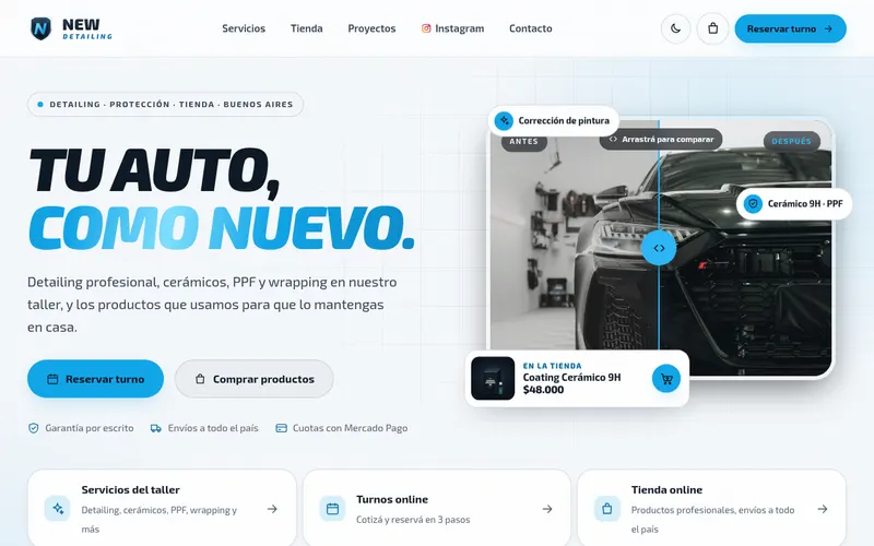 Sitio de New Detailing